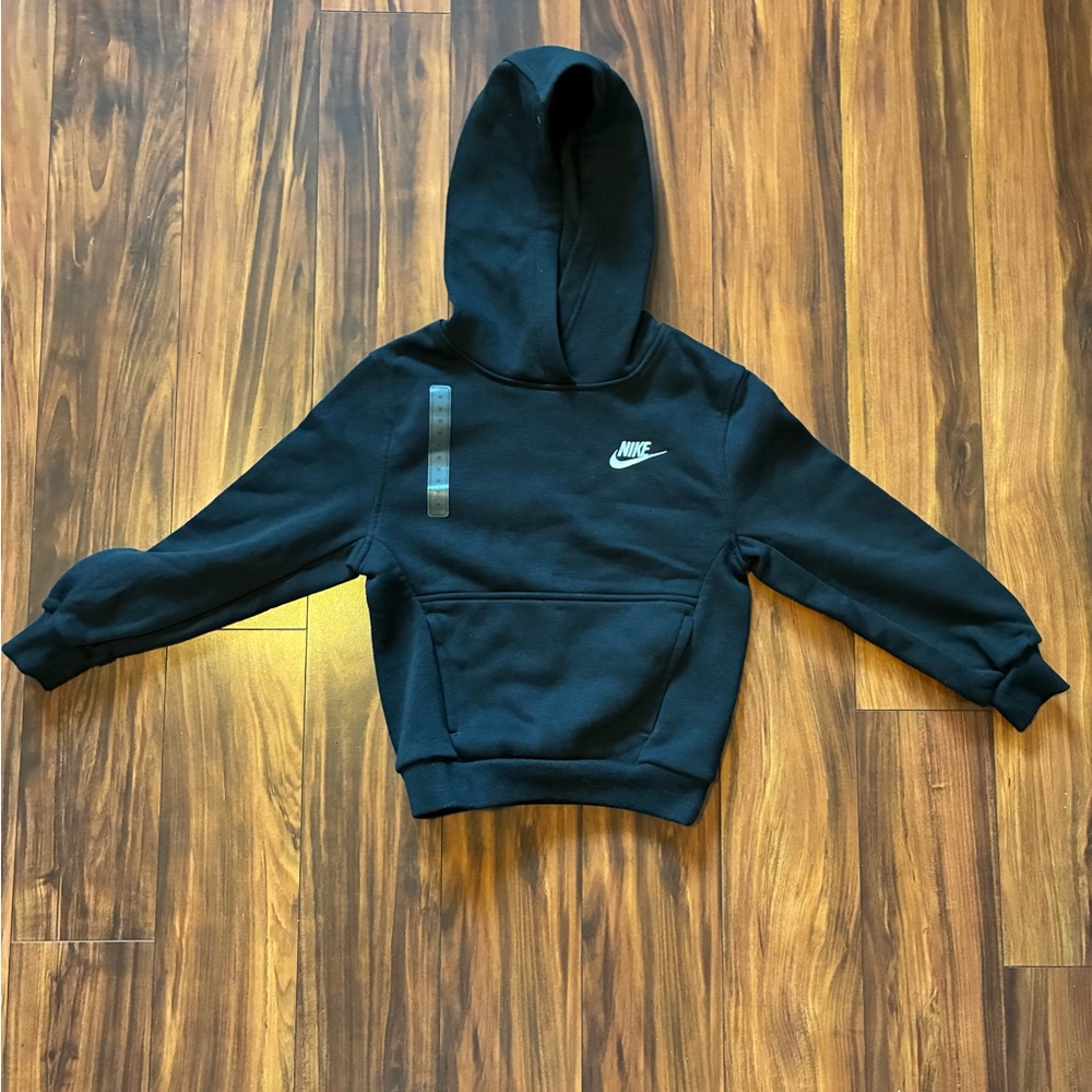 Nike Kids Black Sweatshirt with Logo